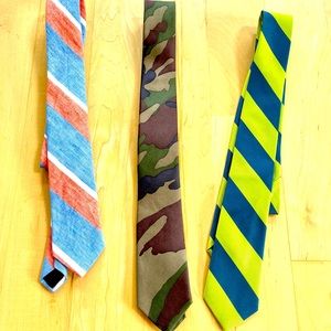 3 Crewcuts Ties, Size 8-14 (52”)